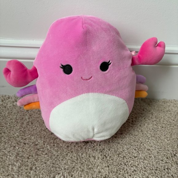 Squishmallows Cailey the Pink‎ Crab 9” Plush Toy Stuffed Animal - Picture 1 of 5